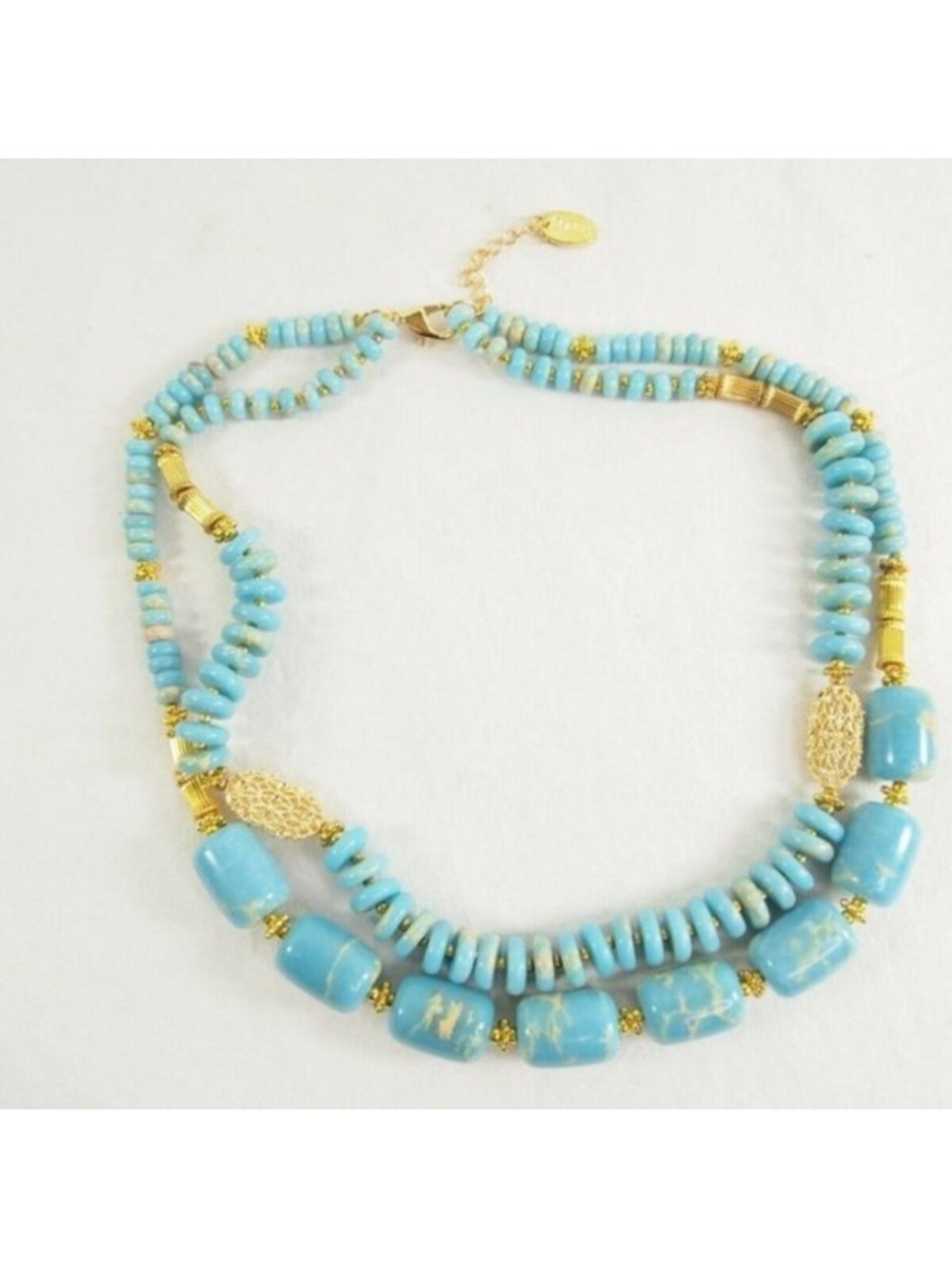 NIB Stauer Jasper Treasure Necklace
